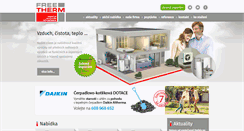 Desktop Screenshot of free-therm.cz