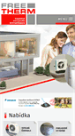 Mobile Screenshot of free-therm.cz